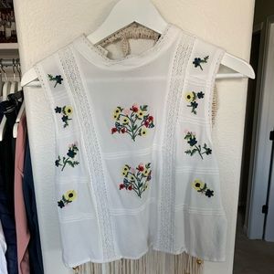 floral tank top